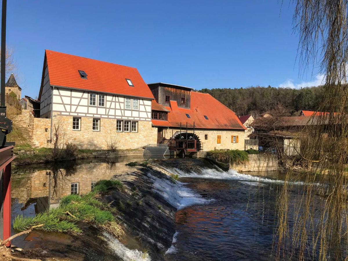 Ferienwohnung Auszeit Am Kurpark Bad Berka - Balkon - Ruhige Lage- Gratis Parkplatz & Wlan Exteriör bild