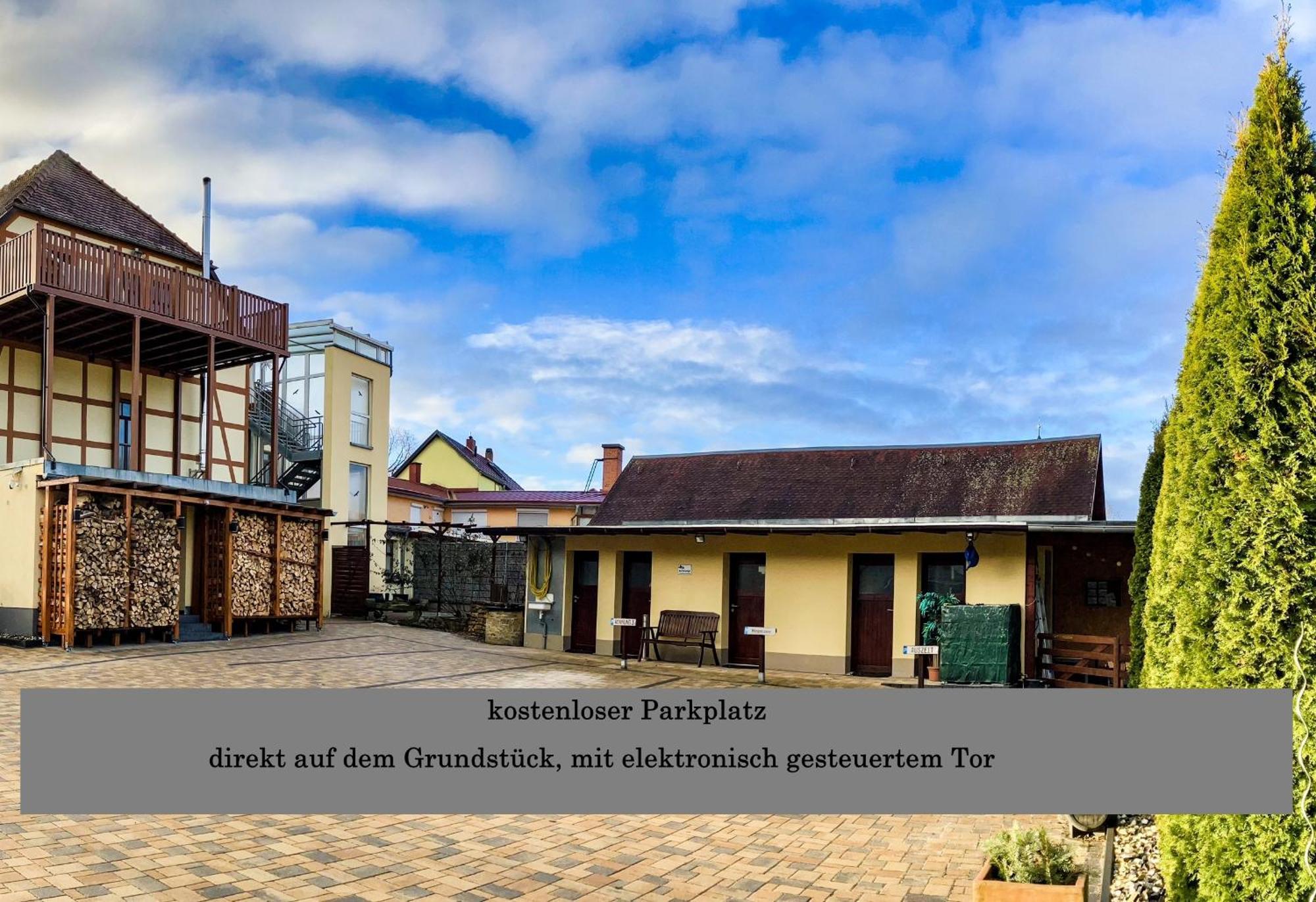 Ferienwohnung Auszeit Am Kurpark Bad Berka - Balkon - Ruhige Lage- Gratis Parkplatz & Wlan Exteriör bild