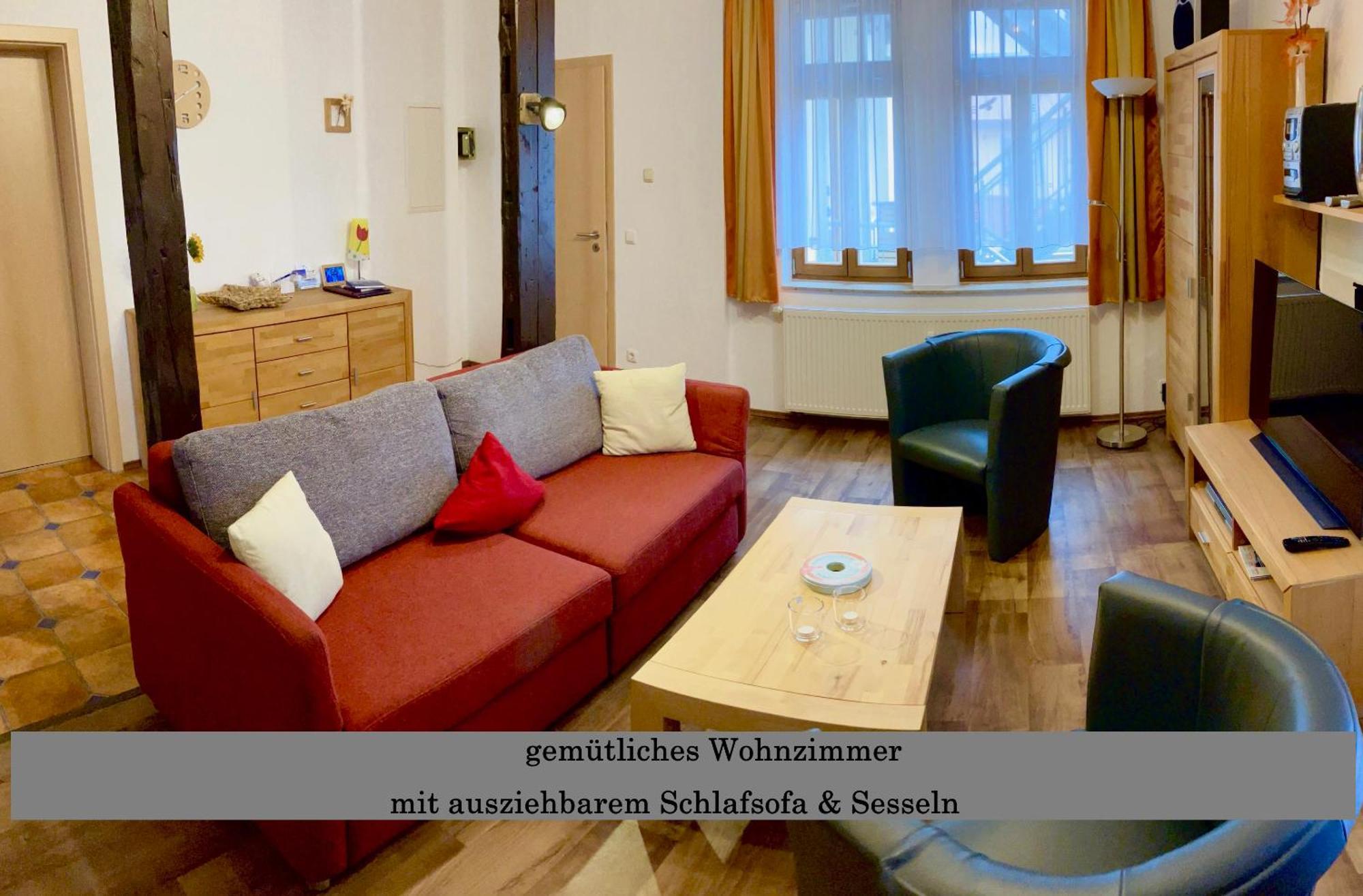 Ferienwohnung Auszeit Am Kurpark Bad Berka - Balkon - Ruhige Lage- Gratis Parkplatz & Wlan Exteriör bild